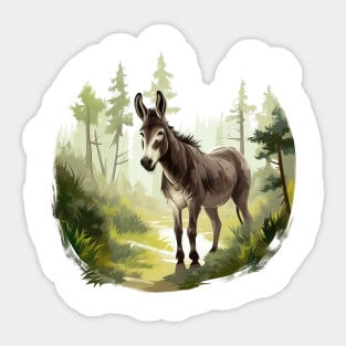 Little Donkey Sticker